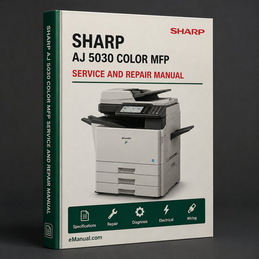 Sharp AJ 5030 Color MFP Service Manual PDF Download