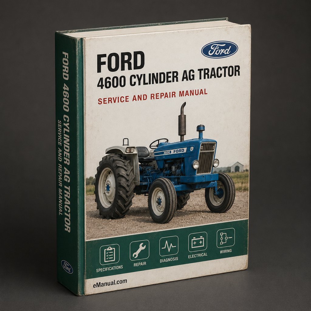 Ford 4600 3 CYLINDER AG Tractor ILLUSTRATED Parts List Manual PDF Download