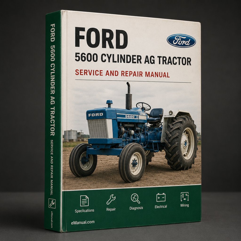 Ford 5600 4 CYLINDER AG Tractor ILLUSTRATED Parts List Manual PDF Download