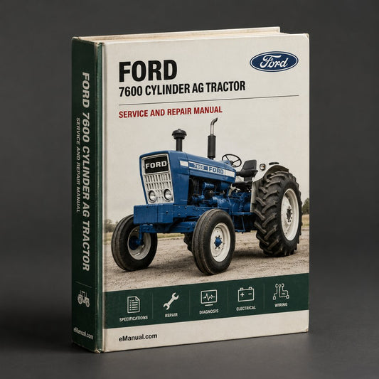 Ford 7600 4 CYLINDER AG Tractor ILLUSTRATED Parts List Manual PDF Download
