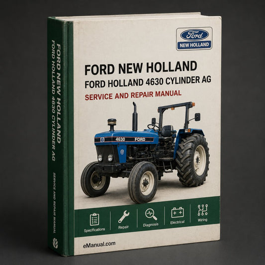Ford New Holland 4630 3 CYLINDER AG Tractor ILLUSTRATED Parts List Manual