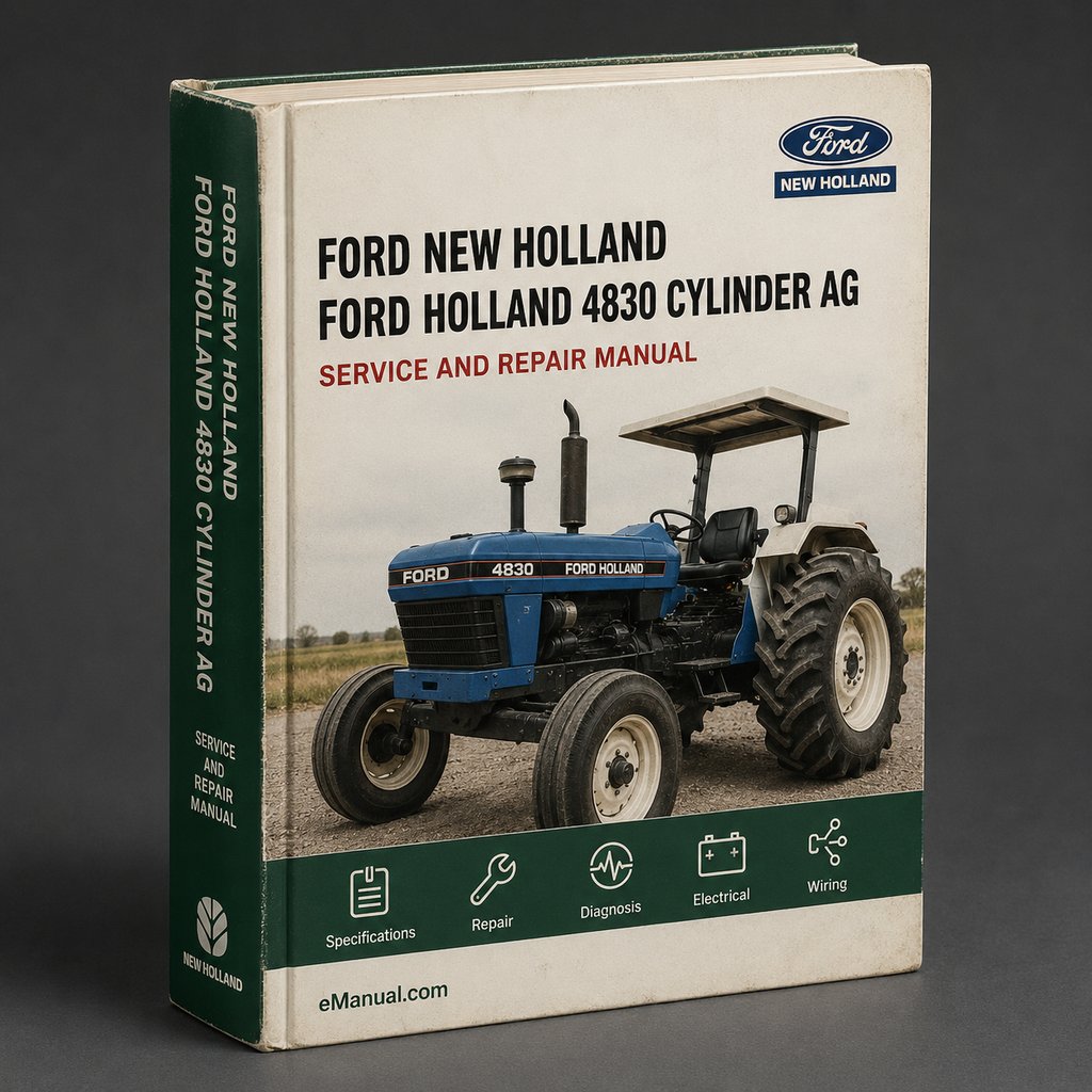 Ford New Holland 4830 4 CYLINDER AG Tractor ILLUSTRATED Parts List Manual PDF Download
