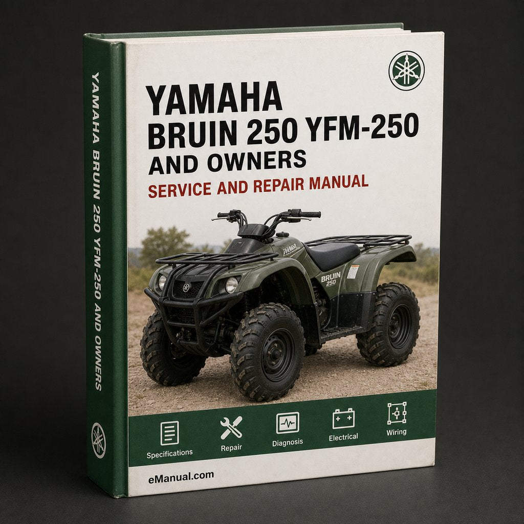 Yamaha BRUIN 250 YFM-250 Service Repair Manual PDF Download and Owners Manual