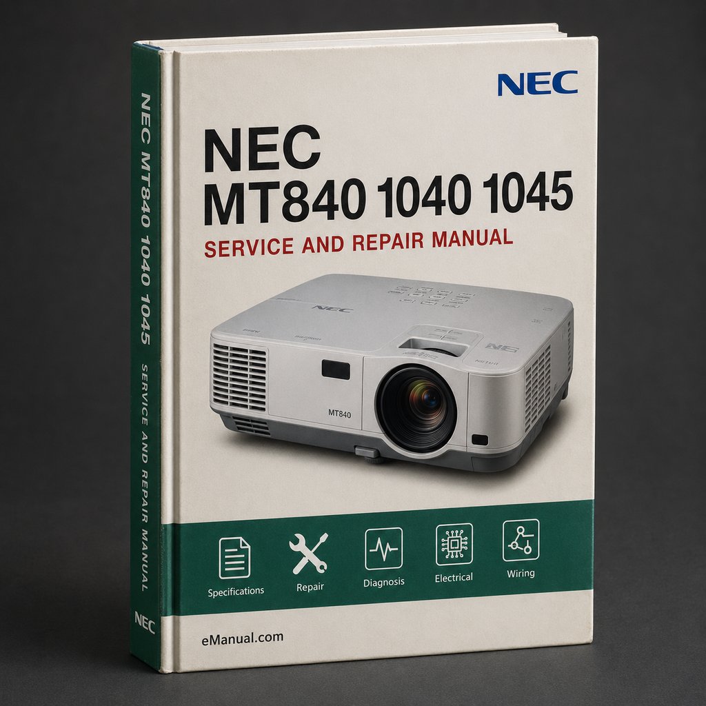 NEC MT840 / 1040 / 1045 Service Manual PDF Download