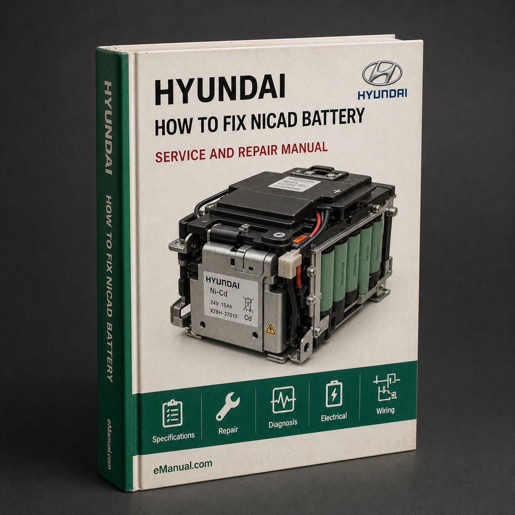 How to Fix HYUNDAI NICAD Battery RVD NICD Battery Fix DIY Plan Guide