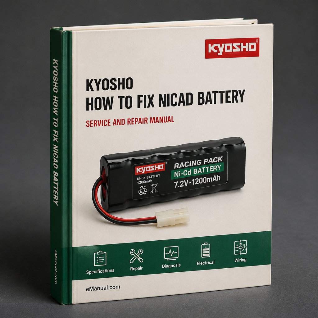 How to Fix KYOSHO NICAD Battery RVD NICD Battery Fix DIY Plan Guide
