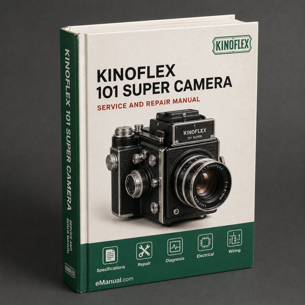KINOFLEX 1O1 Super 8 CAMERA Manual PDF Download