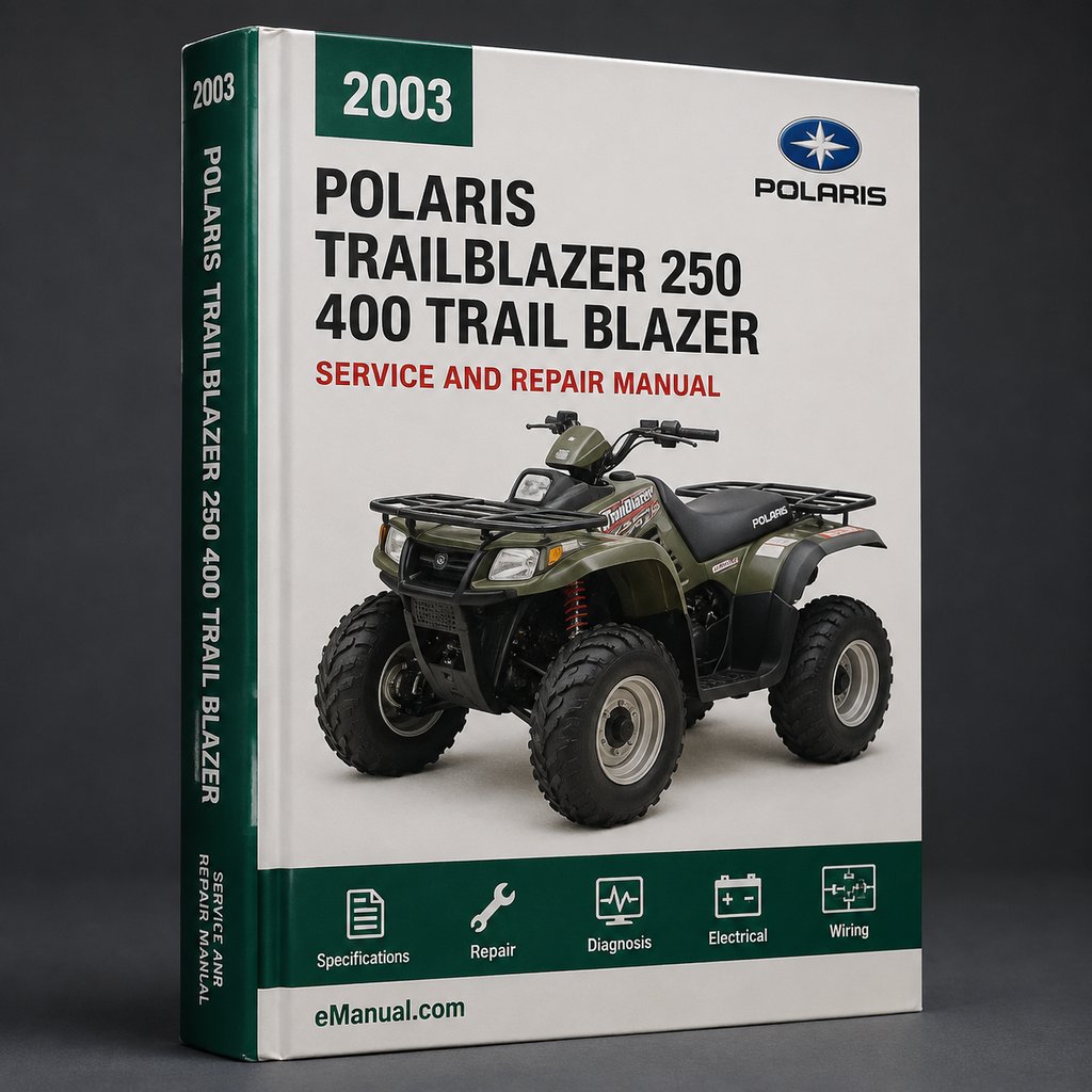 Polaris TrailBlazer 250 / 400 Service Manual Repair 2003 Trail Blazer PDF Download
