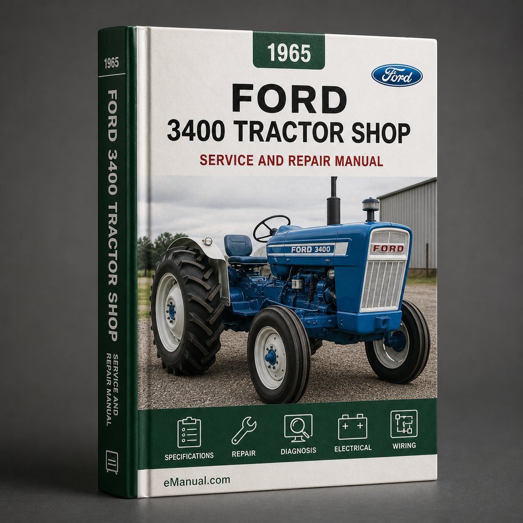 Ford 3400 Tractor Service Repair Shop Manual Workshop 1965-1975 PDF Download