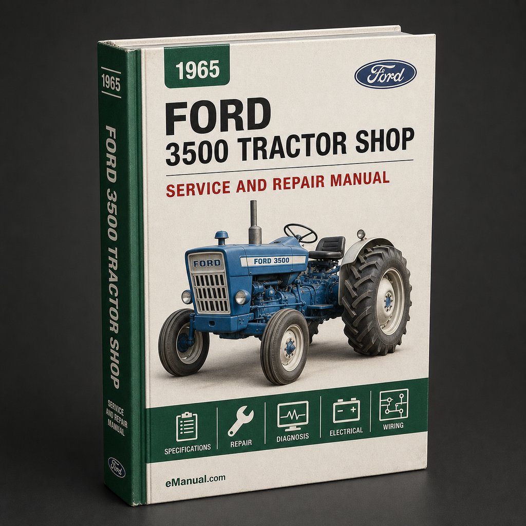 Ford 3500 Tractor Service Repair Shop Manual Workshop 1965-1975 PDF Download