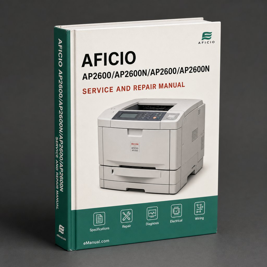 Aficio AP2600/AP2600N/AP2600/AP2600N Service Manual PDF Download