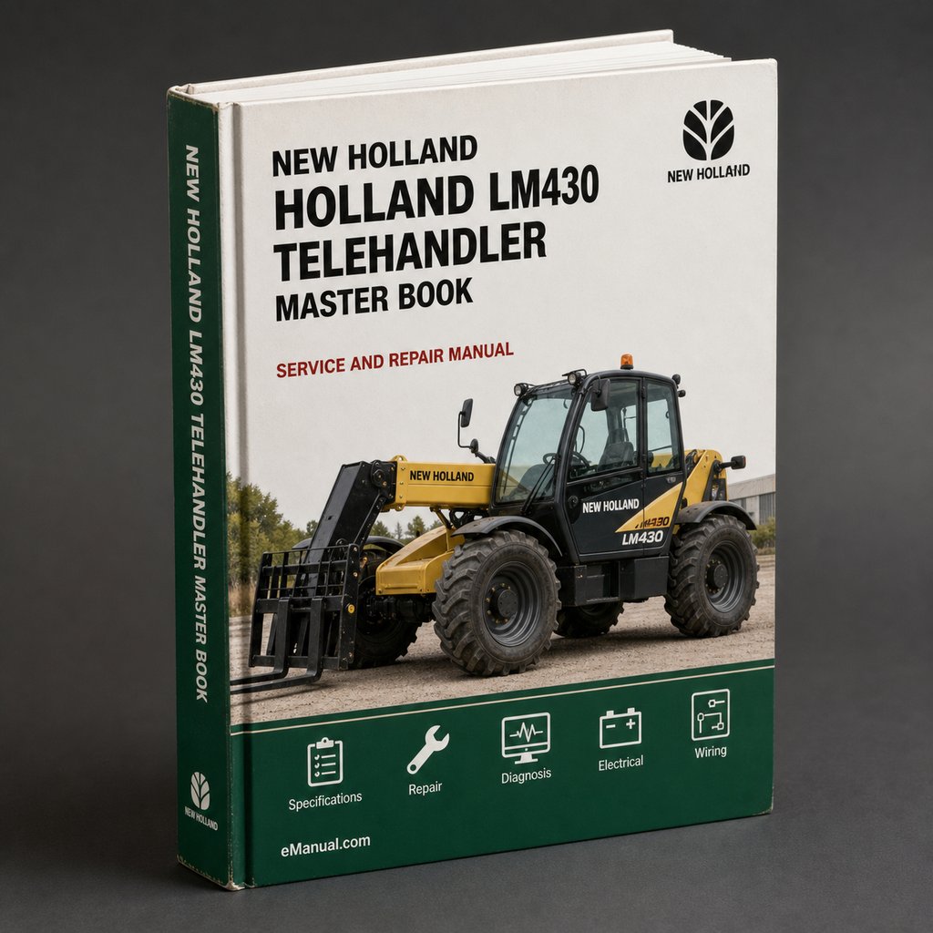 NEW Holland LM430 TELEHAndLER MASTER ILLUSTRATED Parts List Manual BOOK PDF Download