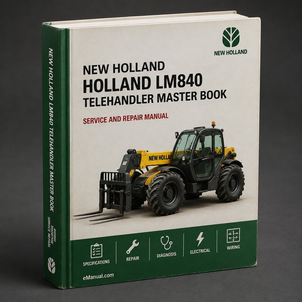 NEW Holland LM840 TELEHAndLER MASTER ILLUSTRATED Parts List Manual BOOK PDF Download