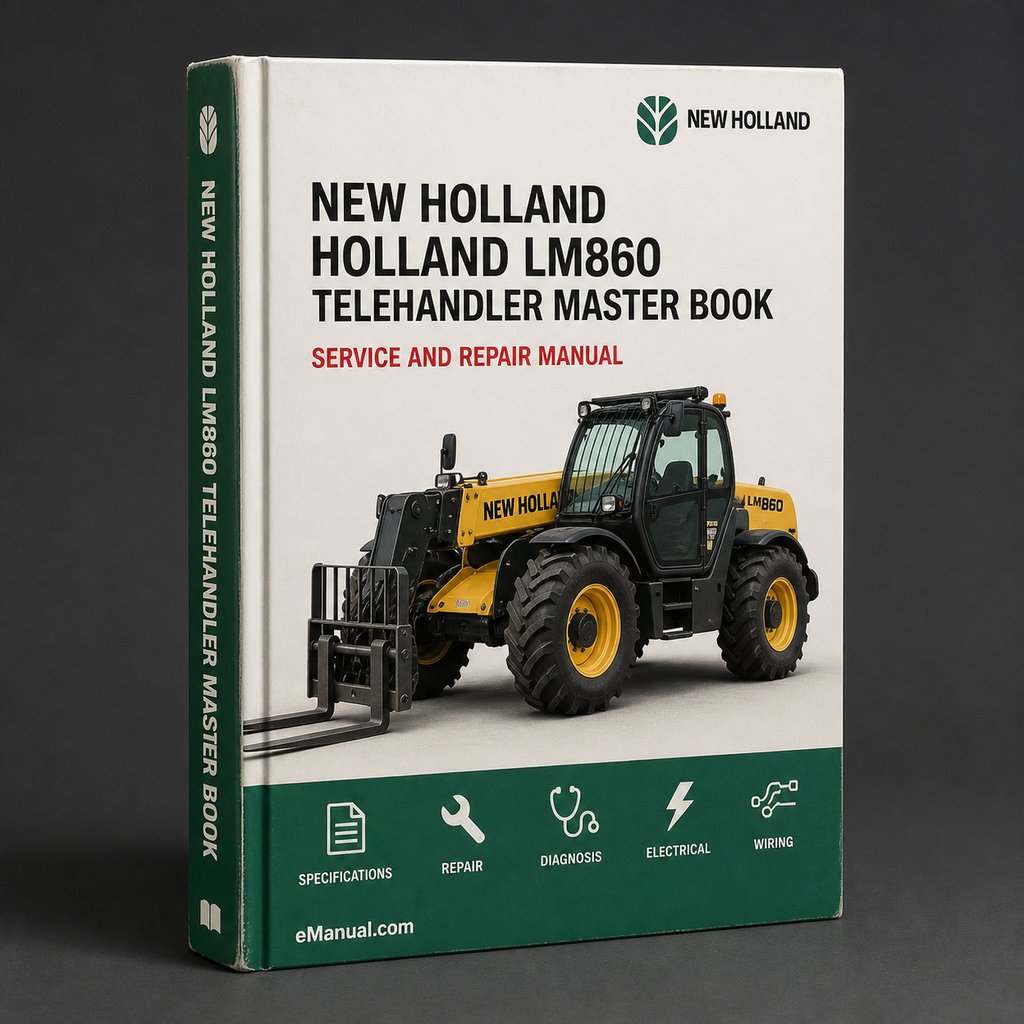 NEW Holland LM860 TELEHAndLER MASTER ILLUSTRATED Parts List Manual BOOK PDF Download