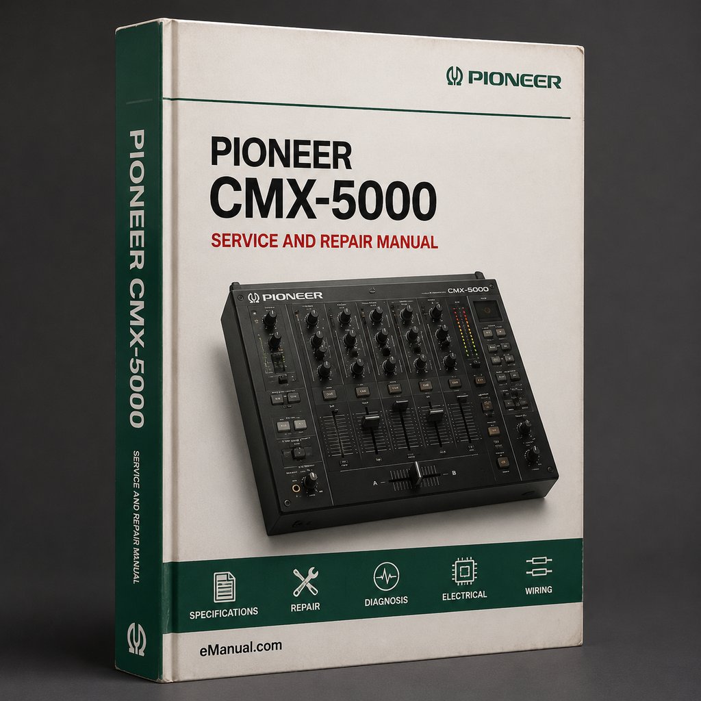 Pioneer CMX-5000 Service Manual & Repair Guide PDF Download