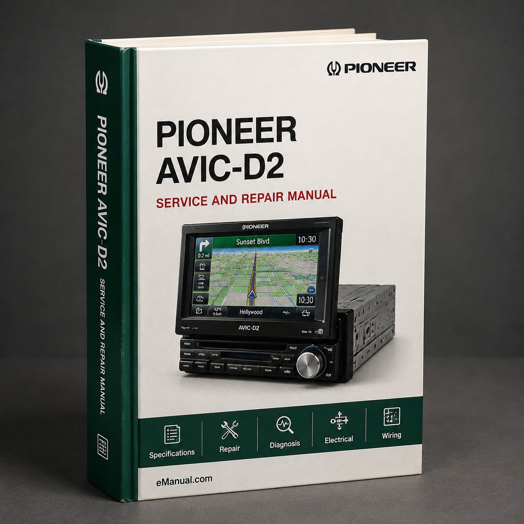 Pioneer AVIC-D2 Service Manual & Repair Guide PDF Download