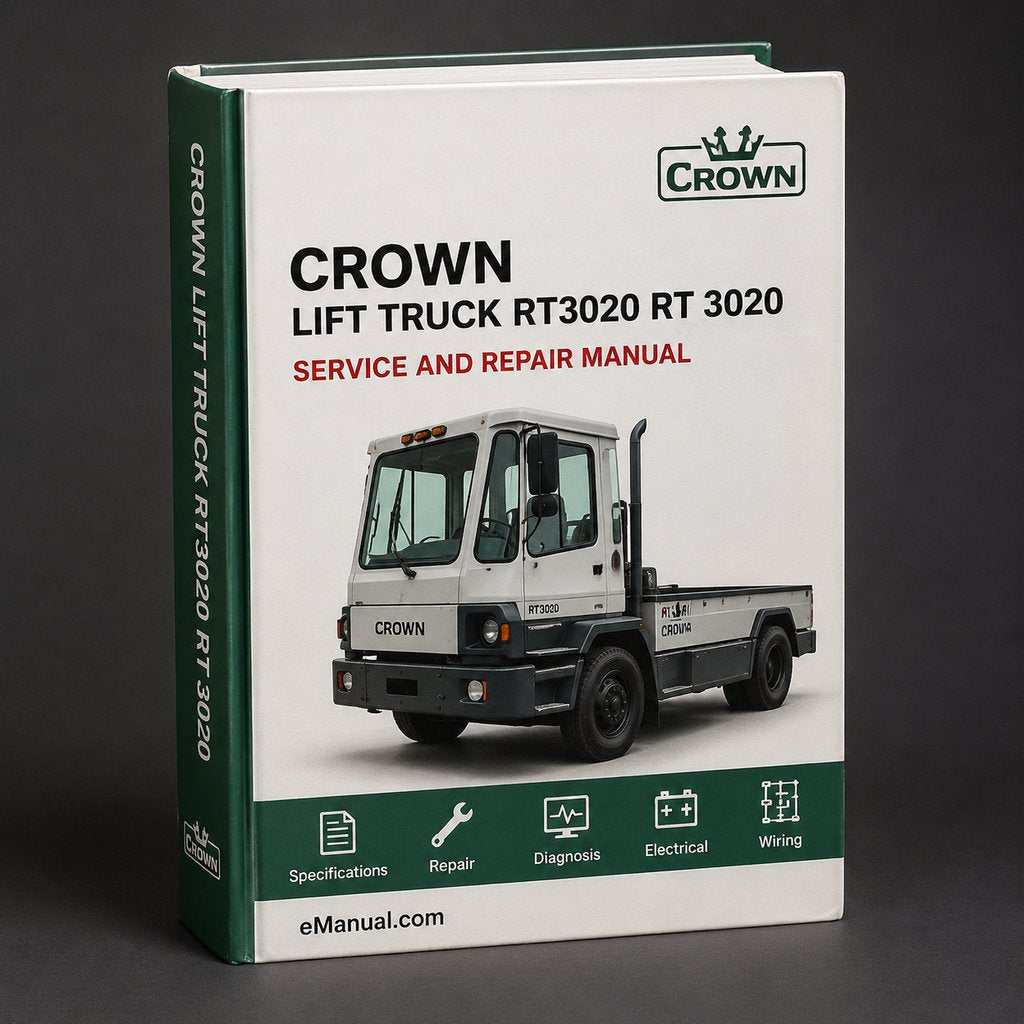 CROWN Lift Truck RT3020 RT 3020 Parts PART Manual PDF Download
