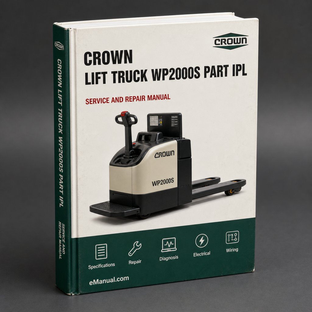 CROWN Lift Truck WP2000S Parts PART IPL Manual PDF Download
