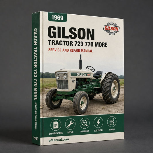 1969 Gilson tractor parts Manual 723 - 770 n more