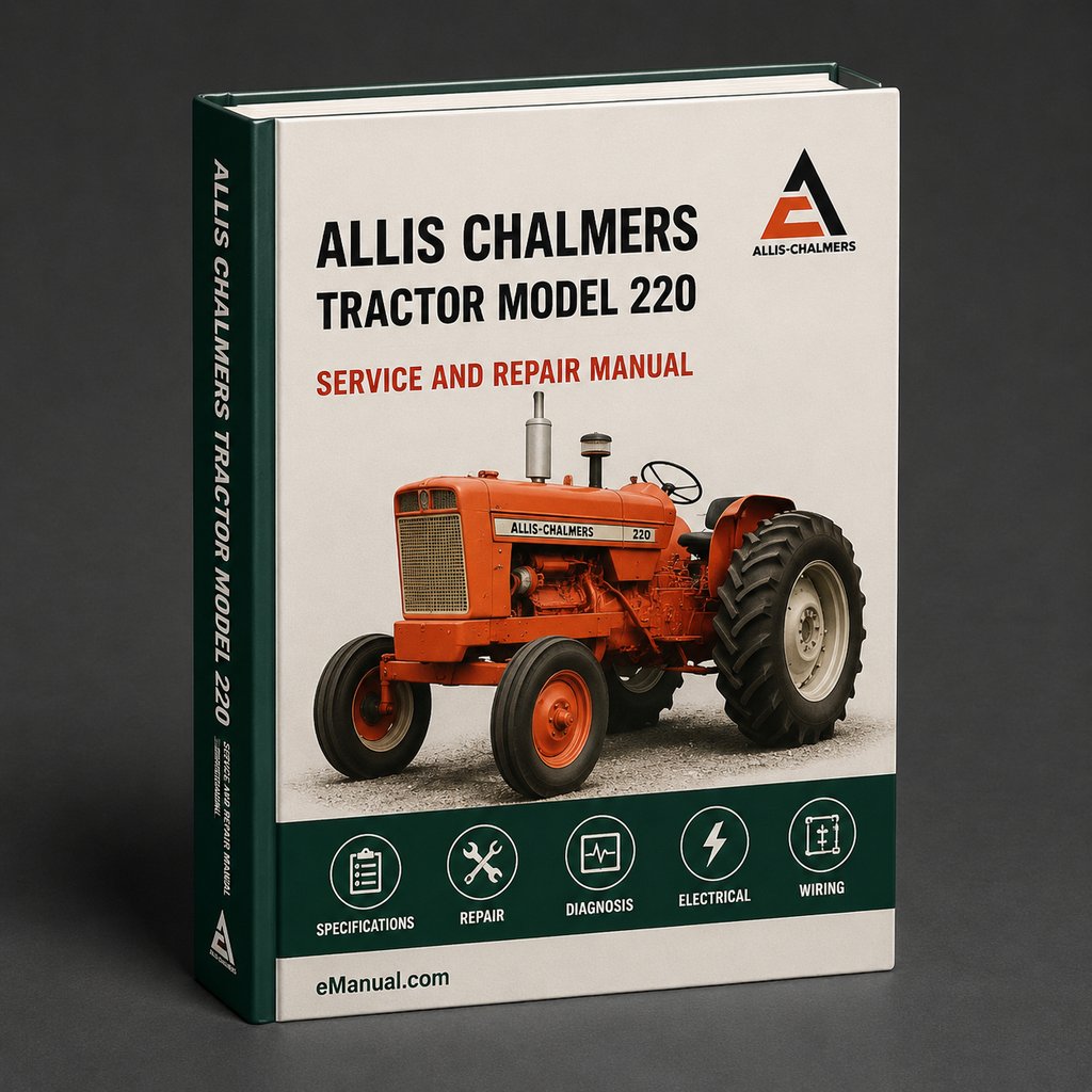 Allis Chalmers Tractor Model 220 Repair Service Manual