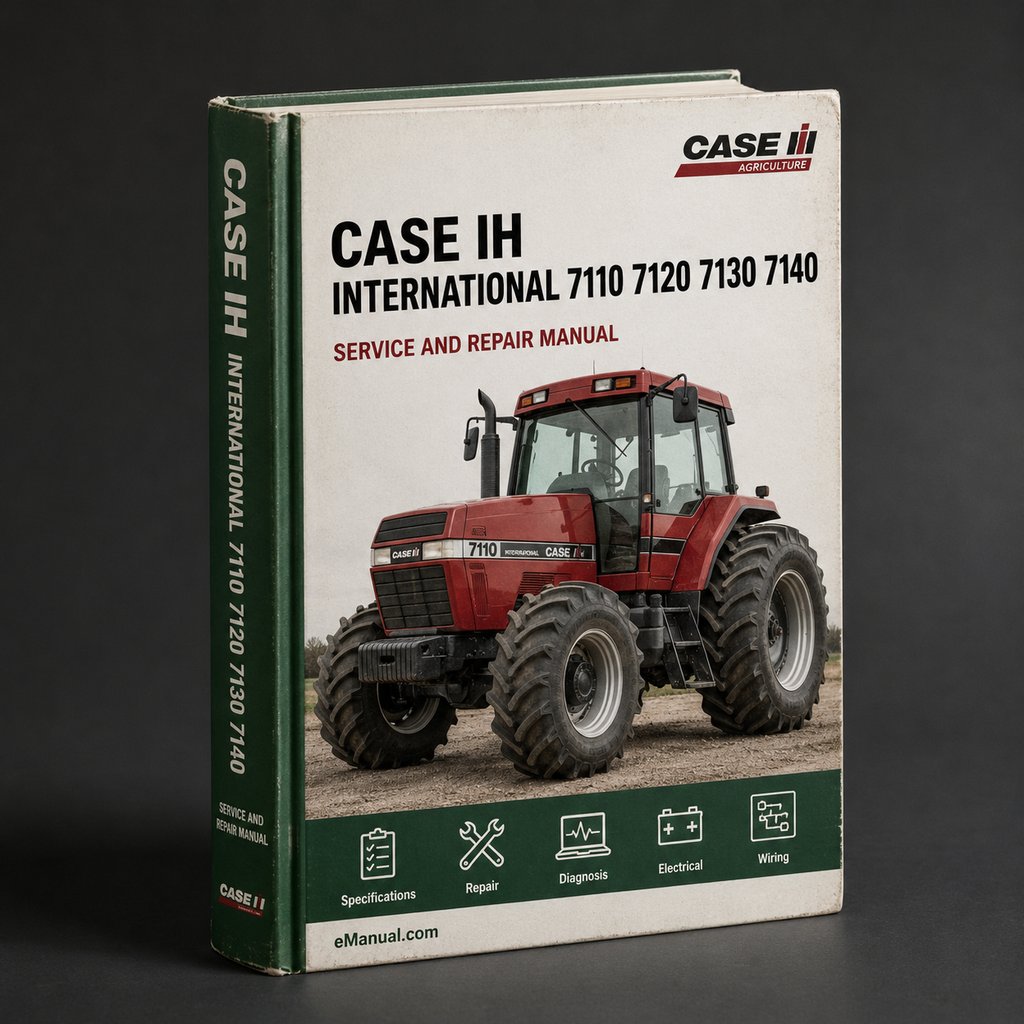 Case IH International 7110 7120 7130 7140 Tractor Service Repair Workshop Manual