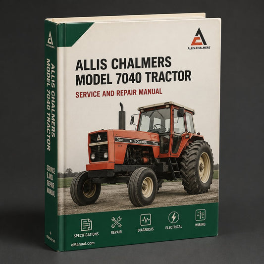 Allis Chalmers Model 7040 Tractor Workshop Service Repair Manual