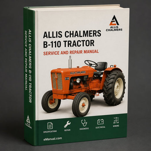 Allis Chalmers B-110 Tractor Service Repair Manual