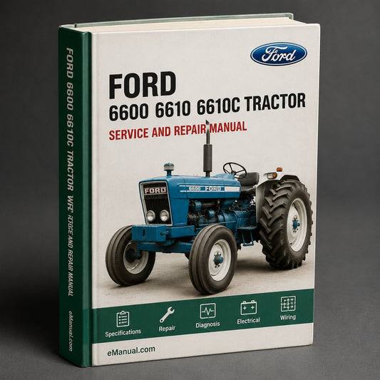 Ford 6600 6610 6610C Tractor Service Repair Manual