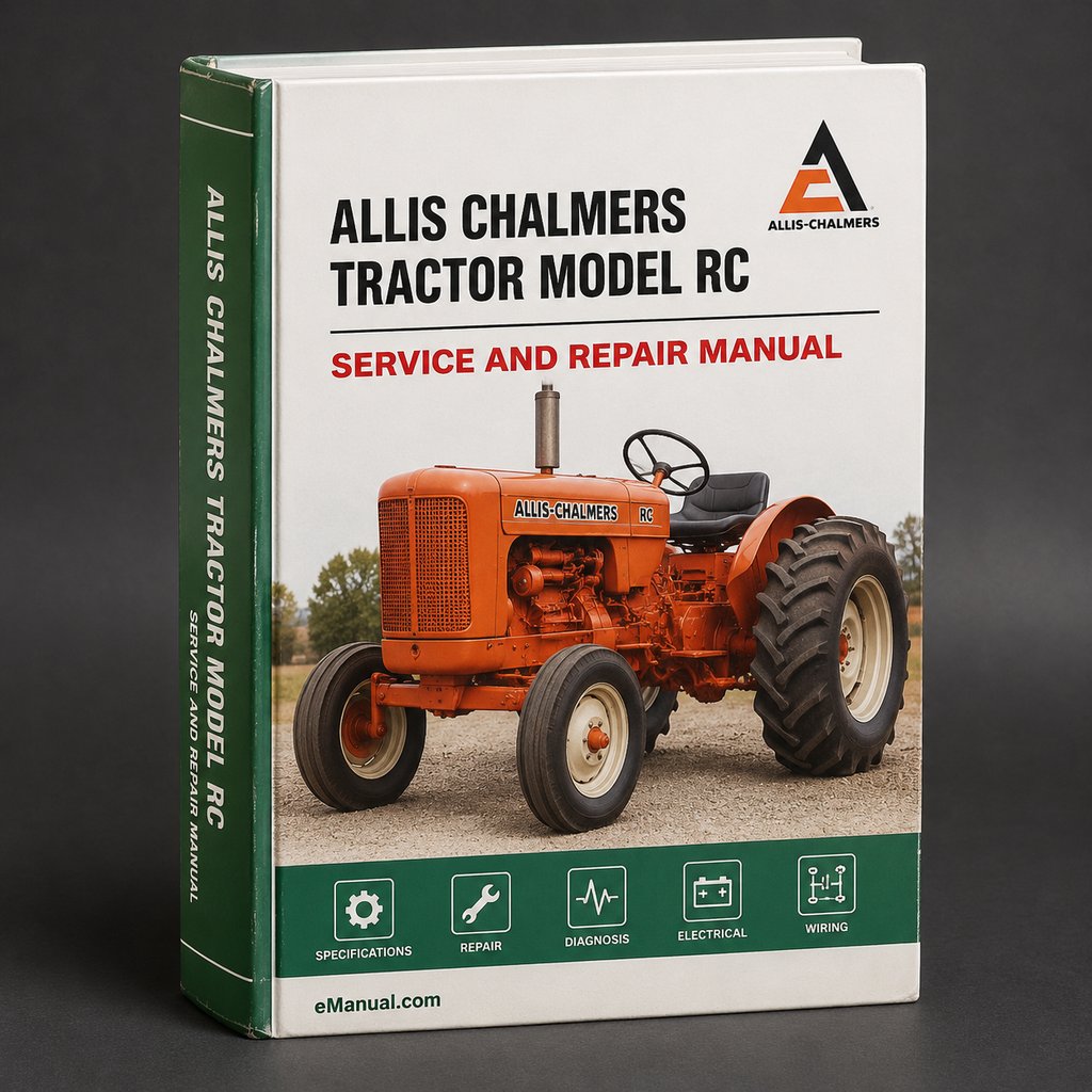 Allis Chalmers Tractor Model RC Workshop Service Repair Manual