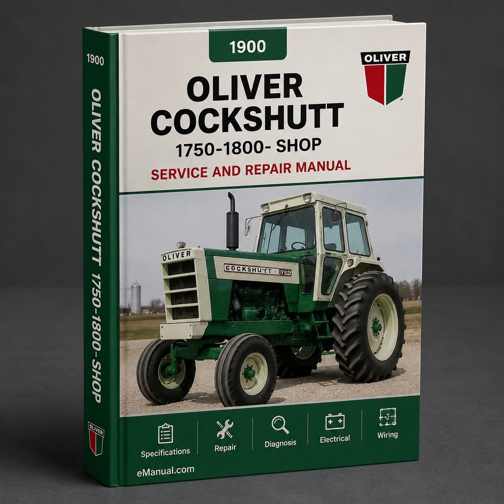 Oliver & Cockshutt 1750-1800-1900-1950 Shop Service Manual