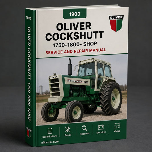 Oliver & Cockshutt 1750-1800-1900-1950 Shop Service Manual
