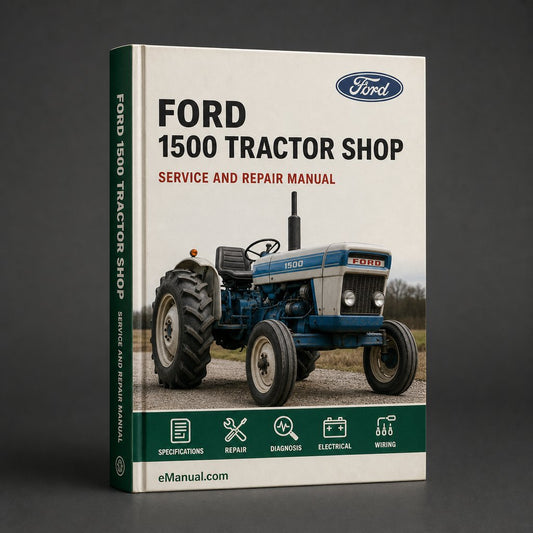 Ford 1500 Tractor Service Repair Shop Manual Workshop