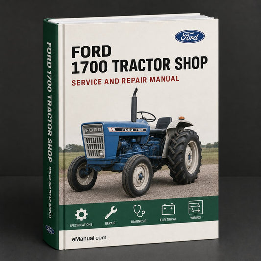 Ford 1700 Tractor Service Repair Shop Manual Workshop