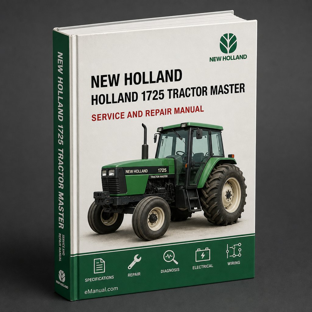New Holland 1725 Tractor Illustrated Master Parts List Manual