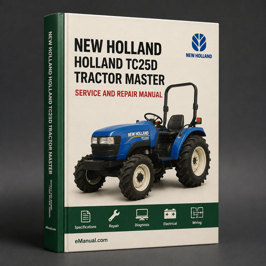 New Holland TC25D Tractor Illustrated Master Parts List Manual