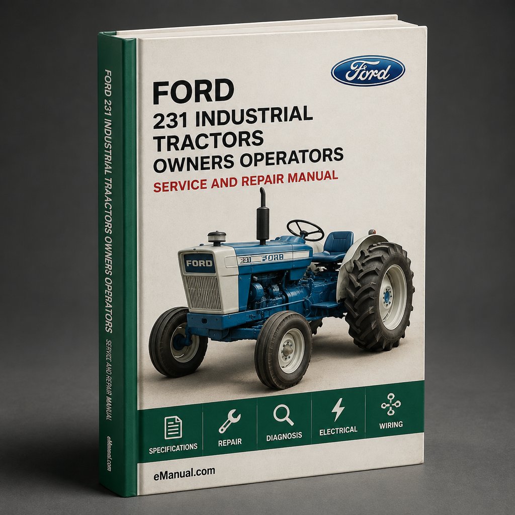Ford 231 Industrial Tractors Owners Operators Maintenance Manual Ford Tractor