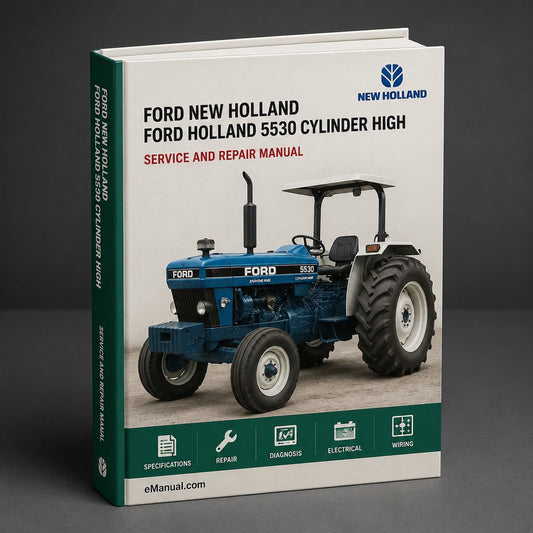 Ford New Holland 5530 4 CYLINDER High CLEARANCE MUDDER Tractor MASTER ILLUSTRATED Parts List Manual BOOK
