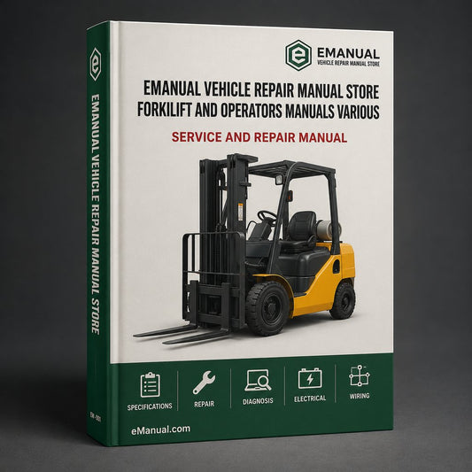 forkilift Service and operators Manuals various