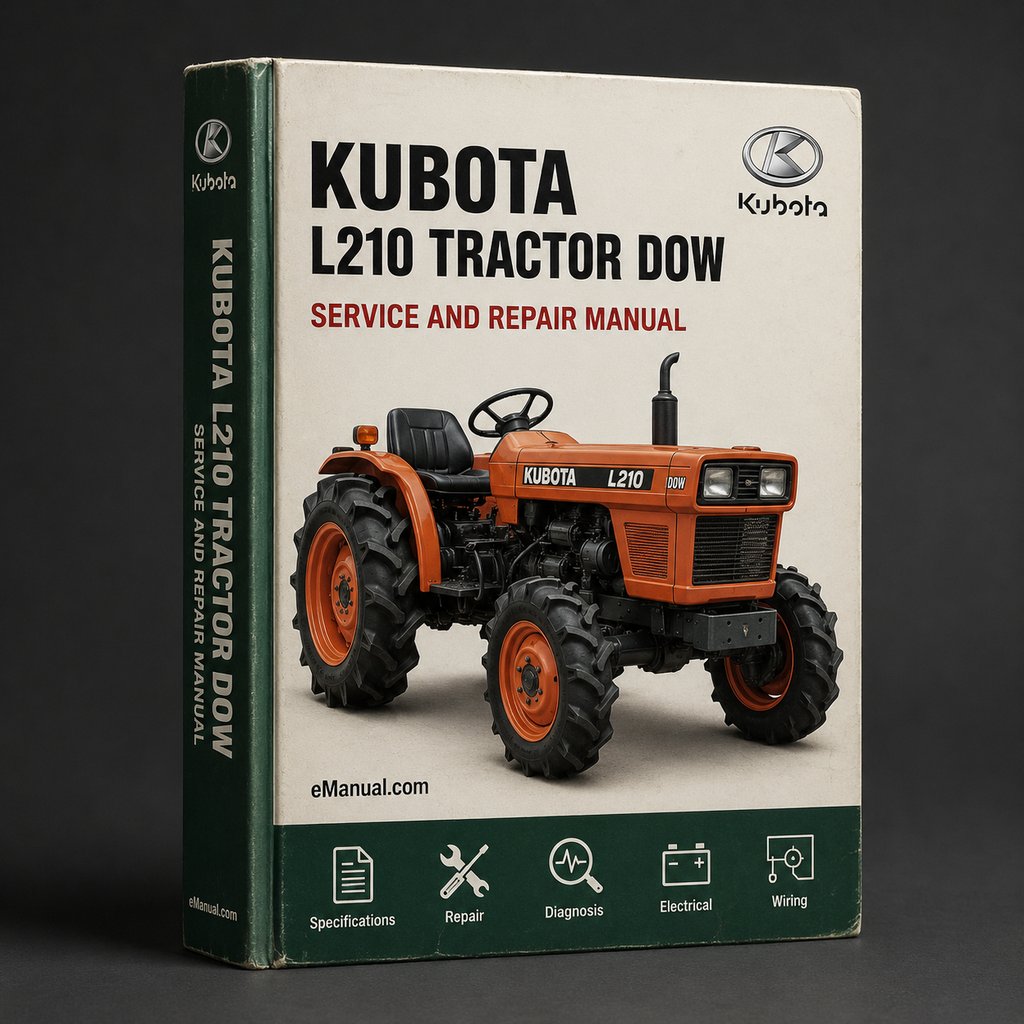 Kubota L210 Tractor Workshop Service & Repair Manual # 1