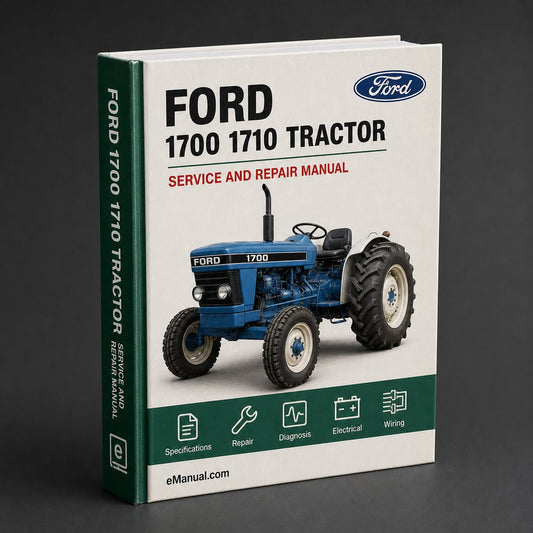 Ford 1700 1710 Tractor Service Repair Workshop Manual