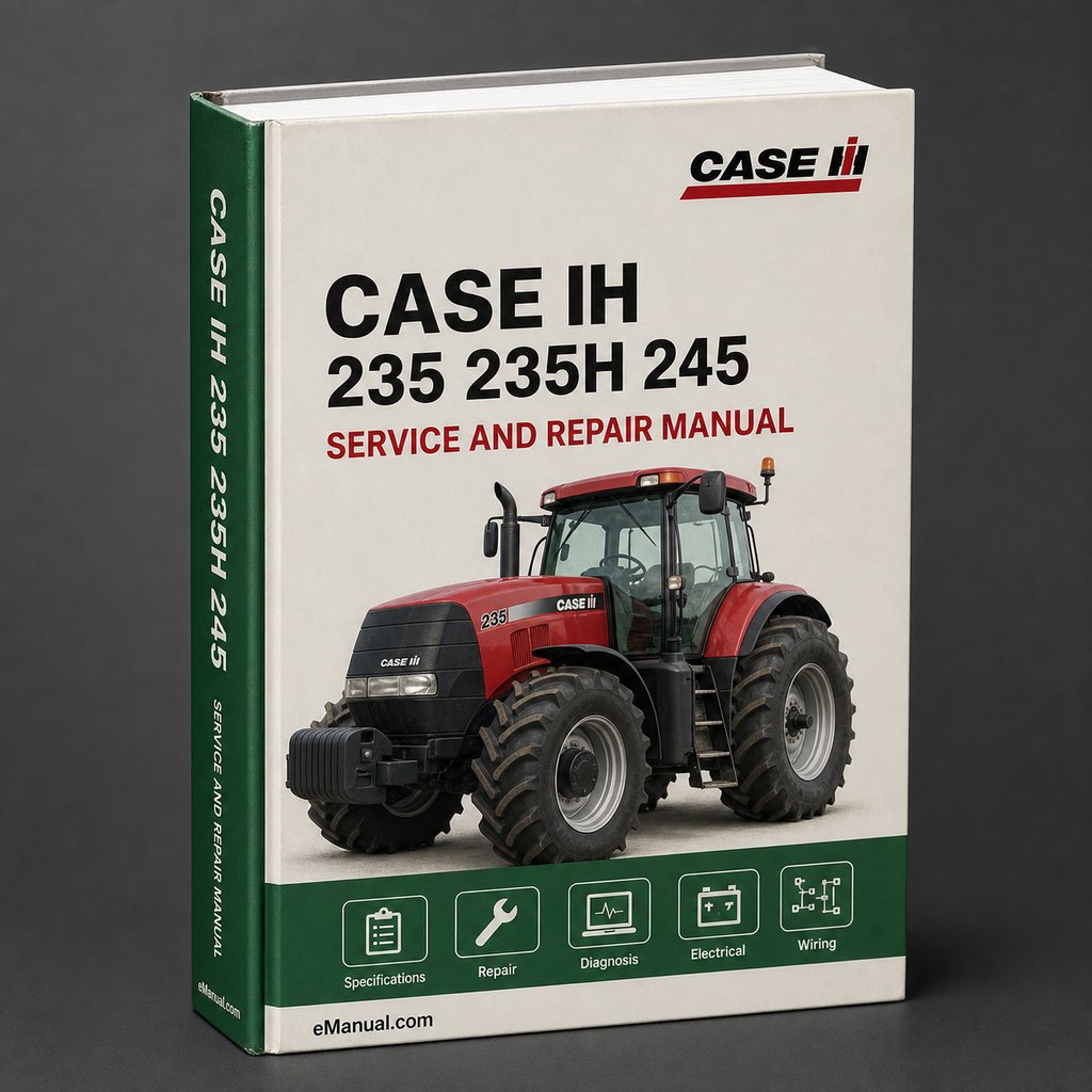 Case IH 235 235H 245 Factory Service Repair Manual