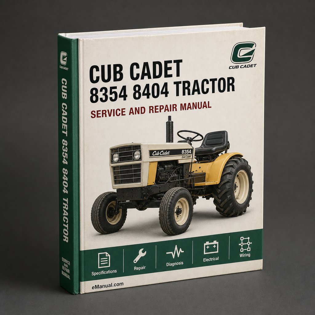 CUB CADET 8354 8404 Tractor Service Manual