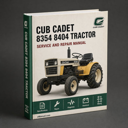 CUB CADET 8354 8404 Tractor Service Manual
