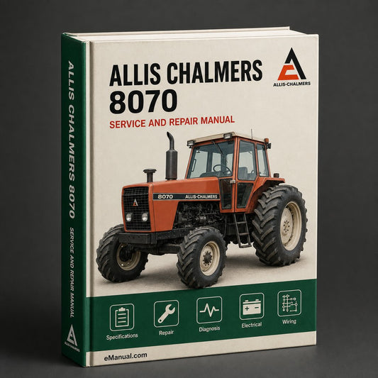 Allis Chalmers 8070 Factory Service Repair Manual