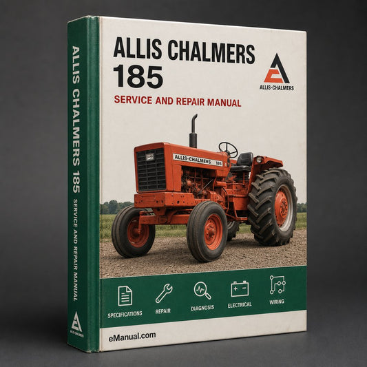 Allis Chalmers 185 Workshop Repair Service Manual