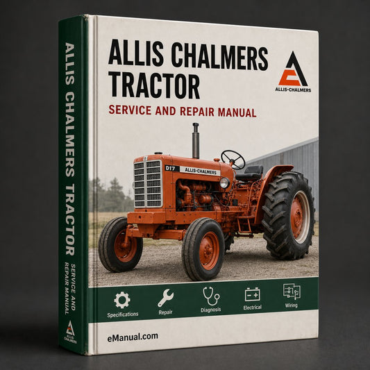 Allis Chalmers G Tractor Factory Service Repair Manual