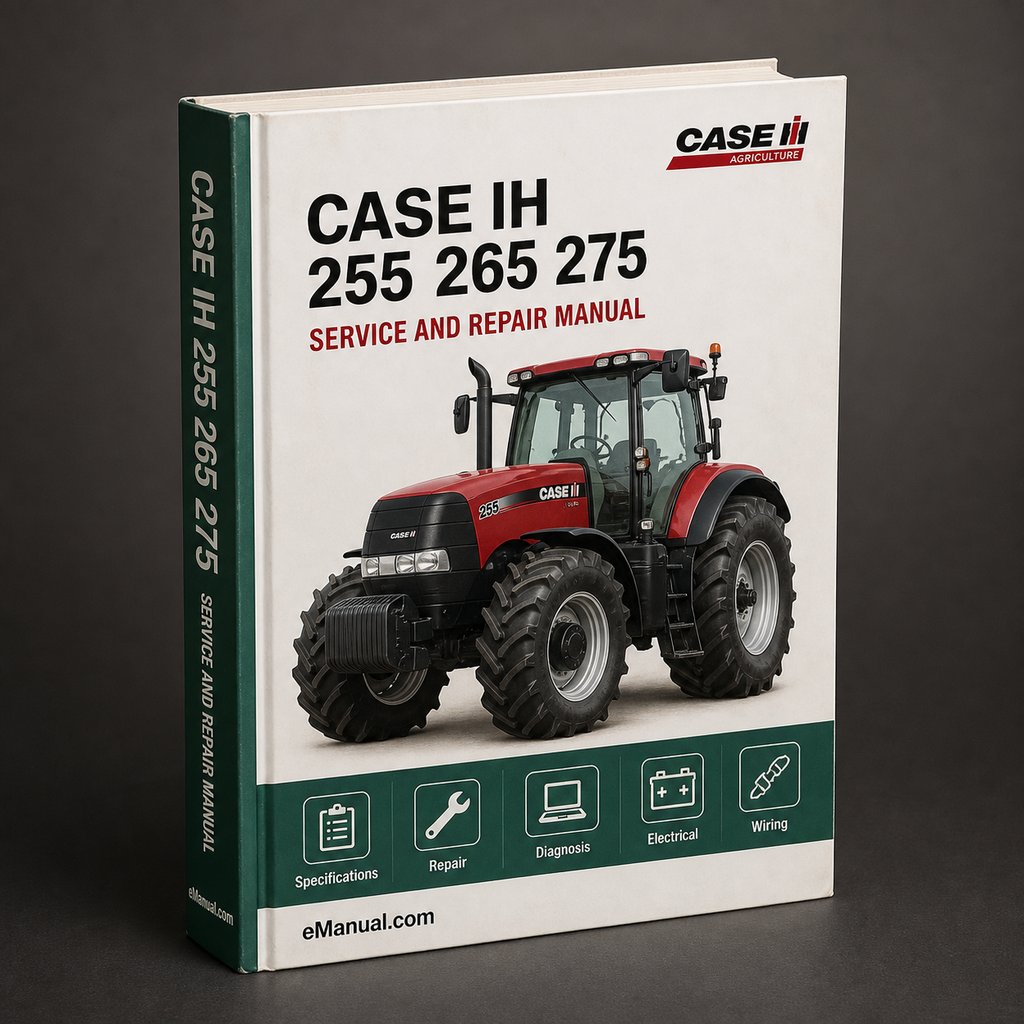 Case IH 255 265 275 Factory Service Repair Manual