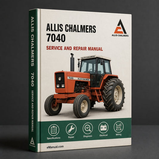 Allis Chalmers 7040 Factory Service Repair Manual