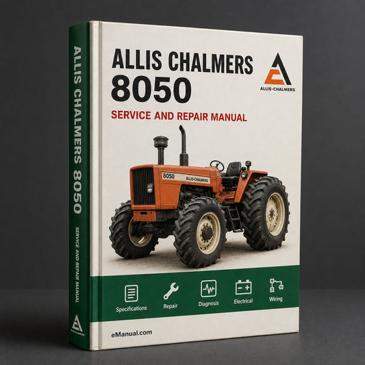 Allis Chalmers 8050 Factory Service Repair Manual