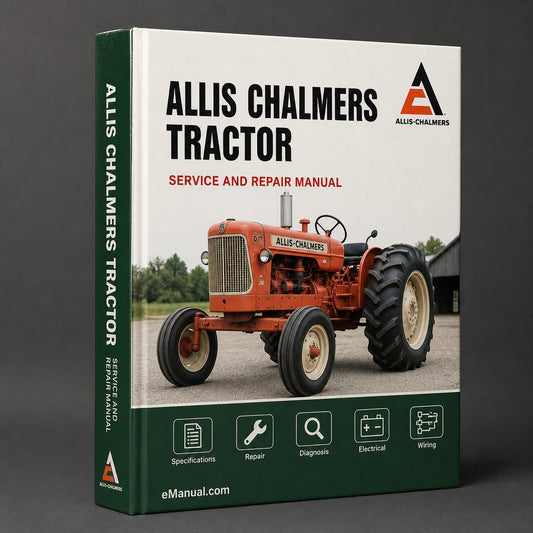 Allis Chalmers G Tractor Workshop Repair Service Manual